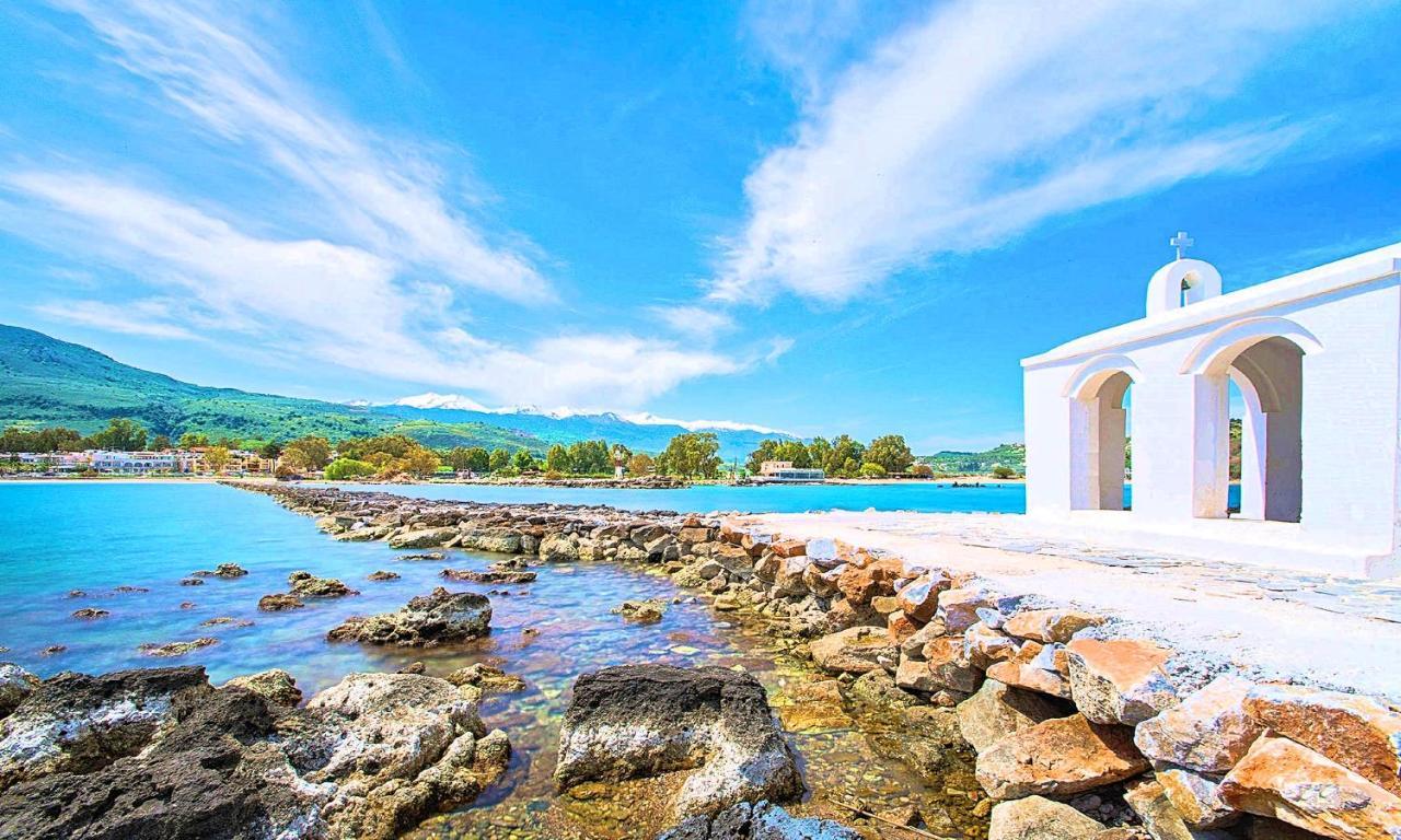 Cretan Sunset Villa Heated Pool Dhrámia Eksteriør billede