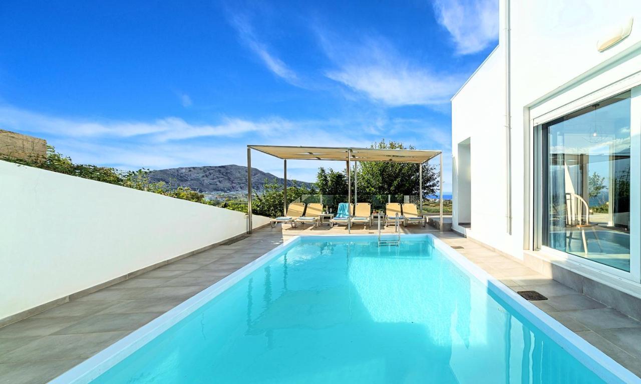 Cretan Sunset Villa Heated Pool Dhrámia Eksteriør billede