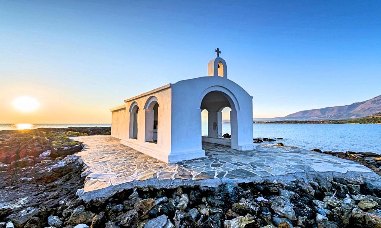 Cretan Sunset Villa Heated Pool Dhrámia Eksteriør billede